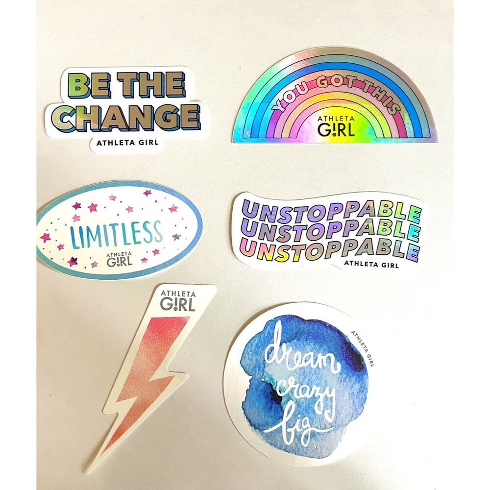Athleta Girl Sticker Set Of 6